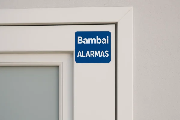 Pegatina de Bambai alarmas