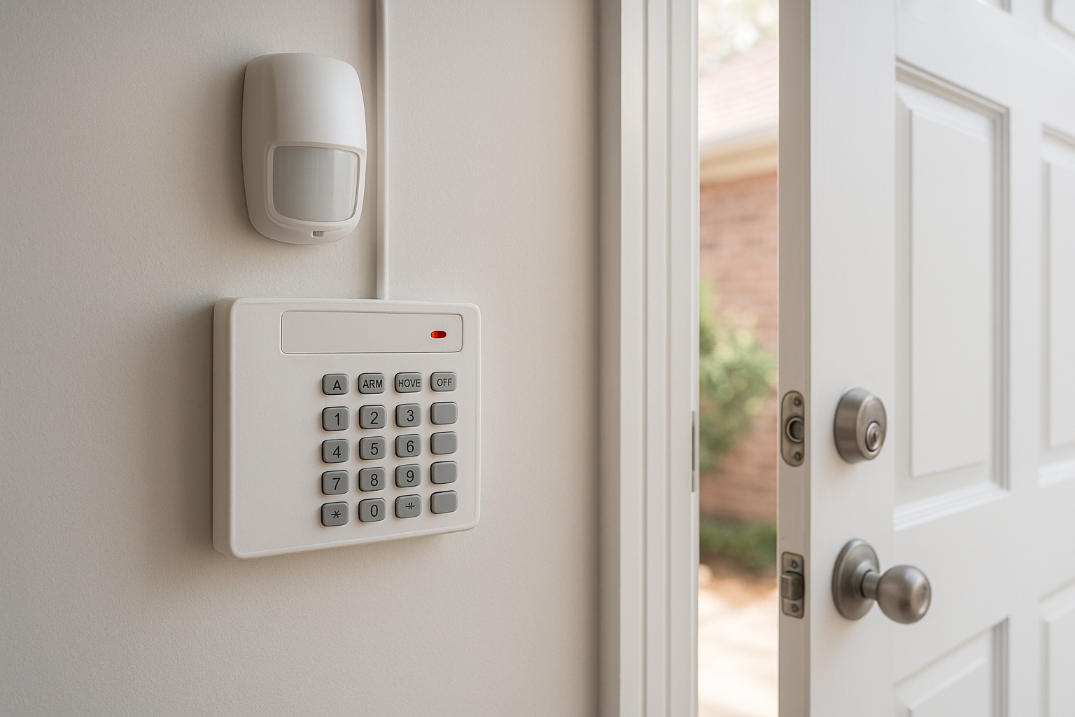 Alarma de seguridad cableada