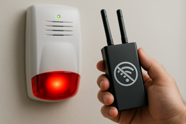 Inhibidores de frecuencia contra alarmas