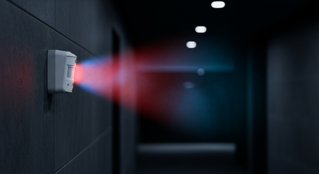 Sensor de movimiento con alarma