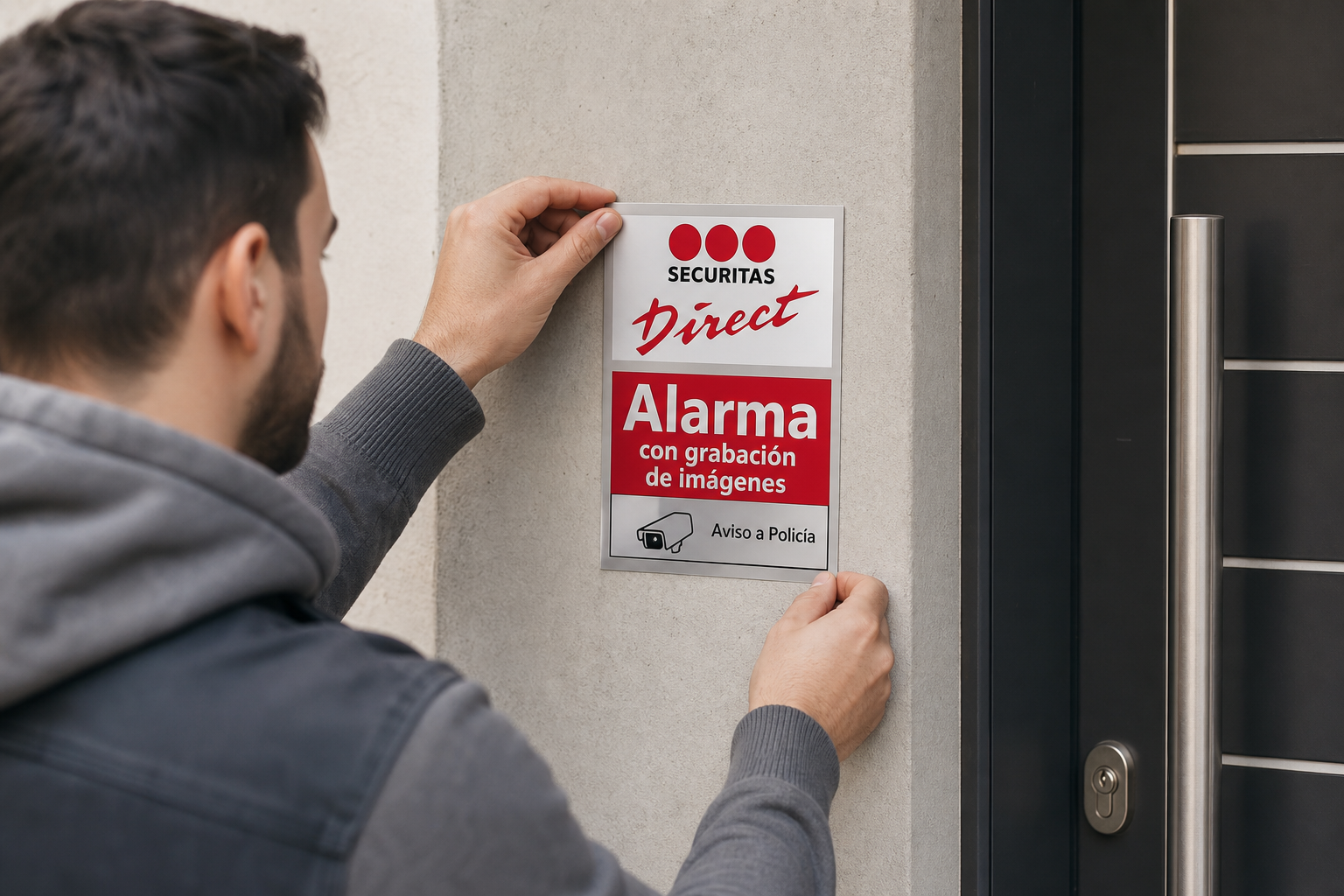Pegatina Securitas Direct: legalidad, multas y seguridad real