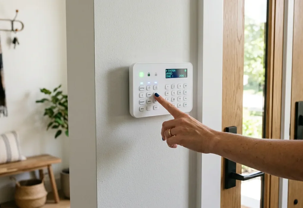 Panel de una alarma de securitas direct