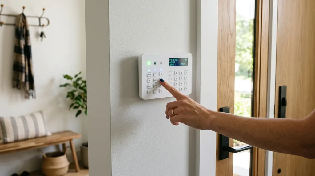 Panel de una alarma de securitas direct