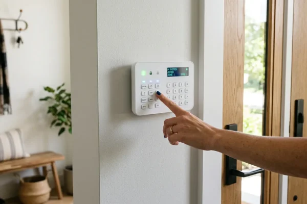 Panel de una alarma de securitas direct